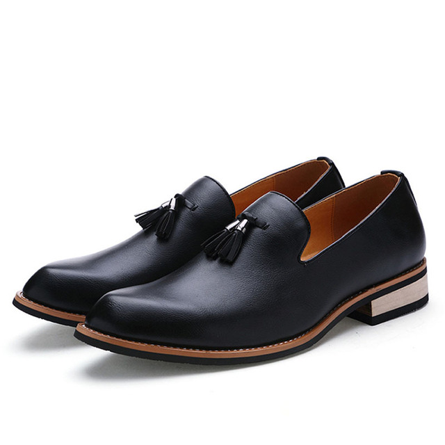 Męskie buty oxfordzkie w stylu brytyjskim, 2022, skórzane, trzykrotnie zszywane, idealne na wesele i do biura - Wianko - 15