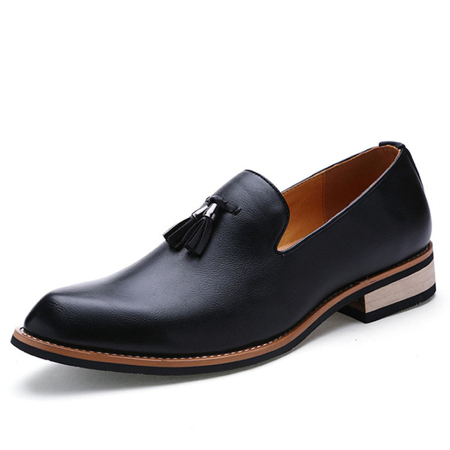 Męskie buty oxfordzkie w stylu brytyjskim, 2022, skórzane, trzykrotnie zszywane, idealne na wesele i do biura - Wianko - 3