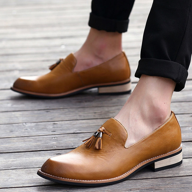 Męskie buty oxfordzkie w stylu brytyjskim, 2022, skórzane, trzykrotnie zszywane, idealne na wesele i do biura - Wianko - 31