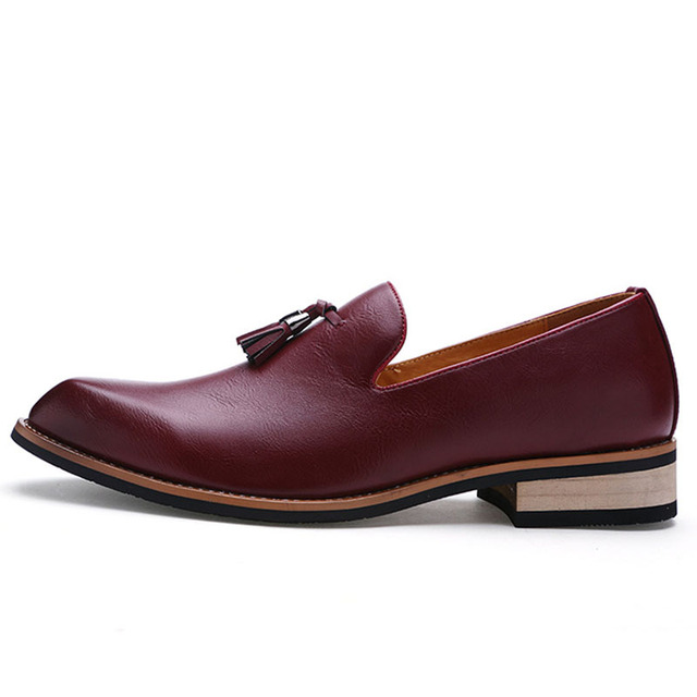 Męskie buty oxfordzkie w stylu brytyjskim, 2022, skórzane, trzykrotnie zszywane, idealne na wesele i do biura - Wianko - 5
