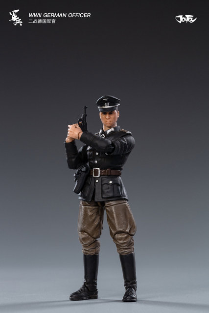 Figurka wojskowa 1/18 WWII War Series - zestaw 5 sztuk amerykańskich, niemieckich i radzieckich żołnierzy JOYTOY - Wianko - 25