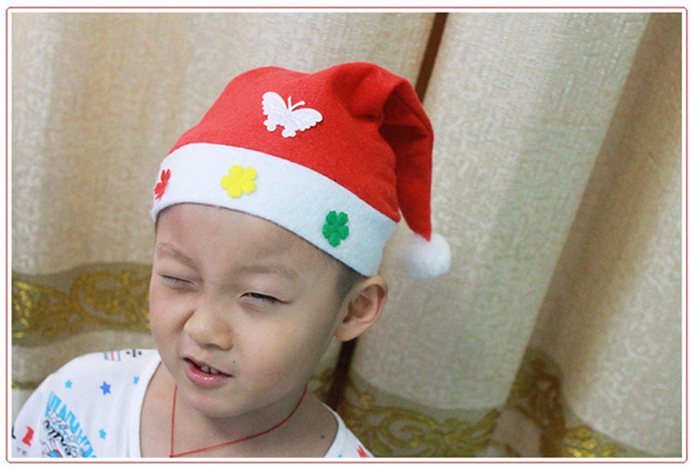 Kreskówkowy świecący kapelusz Bożonarodzeniowy dla dzieci - uroczysta dekoracja z Mikołajem dla rodziców i dzieci - Wianko - 9