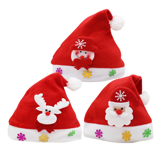 Kreskówkowy świecący kapelusz Bożonarodzeniowy dla dzieci - uroczysta dekoracja z Mikołajem dla rodziców i dzieci - Wianko - 6