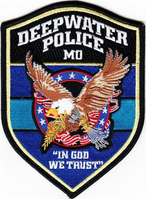 Haftowana naszywka Missouri Deepwater Police Department - dostosuj ją do swojego projektu logo - Wianko - 1