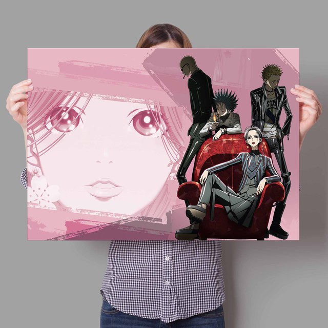 Dekoracja ścienno-naklejkowa Anime NANA - Kawaii plakat na biało powleczonym papierze, idealne wydruki - Wianko - 14