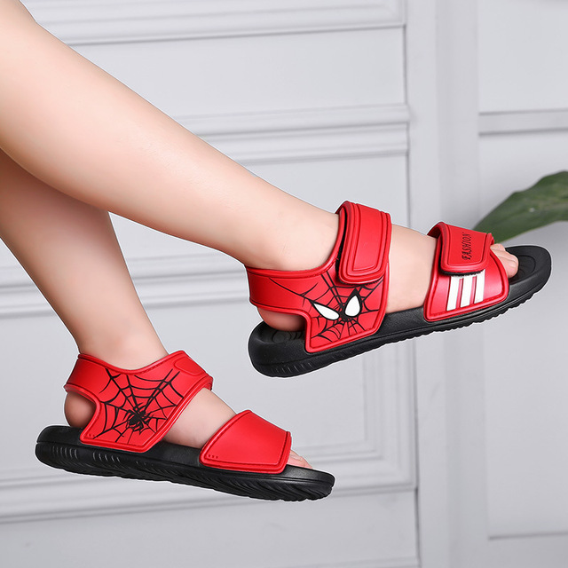 Sandały dziecięce Spider-Man EVA z motywem myszki Miki - antypoślizgowe buty na plażę dla chłopców - Wianko - 6