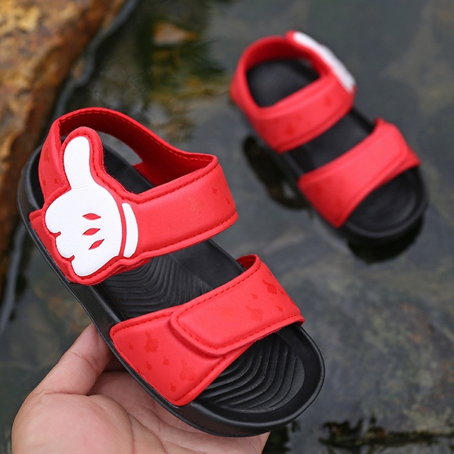 Sandały dziecięce Spider-Man EVA z motywem myszki Miki - antypoślizgowe buty na plażę dla chłopców - Wianko - 3