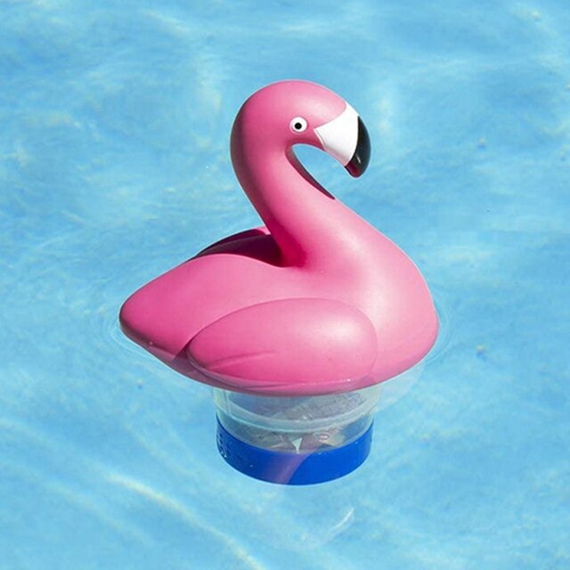 Pływający flaming w kształcie fali - zabawka do wody, basen, automatyczne oczyszczanie - Wianko - 4