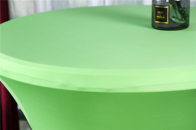 Rozciągliwy elastanowy okrągły obrus na stół o rozmiarach 23/27/31 cali - idealny na przyjęcia, bankiety i wesela - Wianko - 38