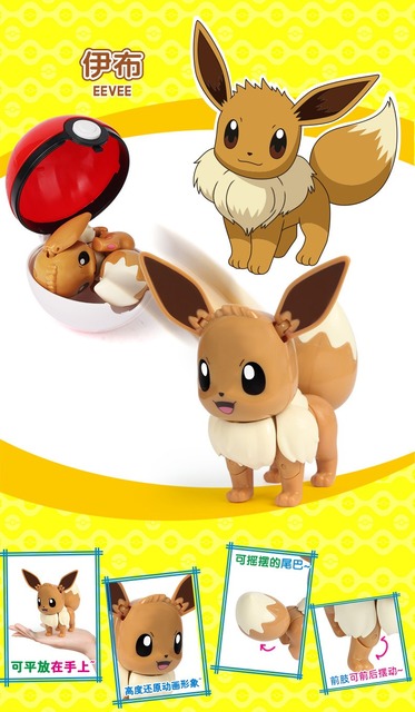 Pokemon Balls - 6 sztuk transformowalnych zabawek z Pokemonami Pikachu - Wianko - 26