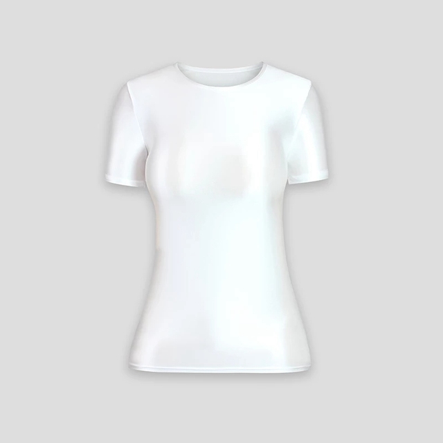 Koszulka sportowa z krótkim rękawem, błyszcząca i gładka, solidna i elastyczna, idealna do jogi dla kobiet - Wianko - 15