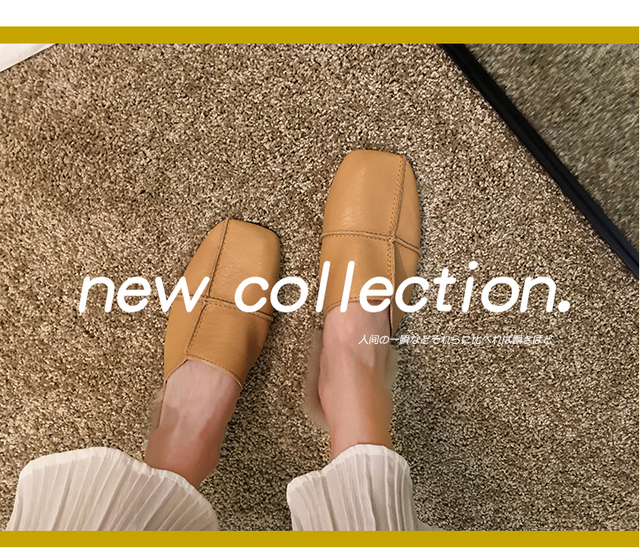 Damskie pantofle na niskim obcasie w stylu retro z sztucznym futrem - nowa kolekcja na jesień 2019 - Wianko - 13