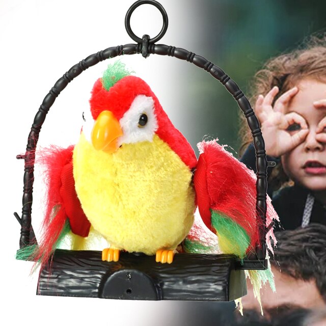 Elektryczna papuga naśladująca głosy - prezent urodzinowy dla dzieci - Wianko - 9