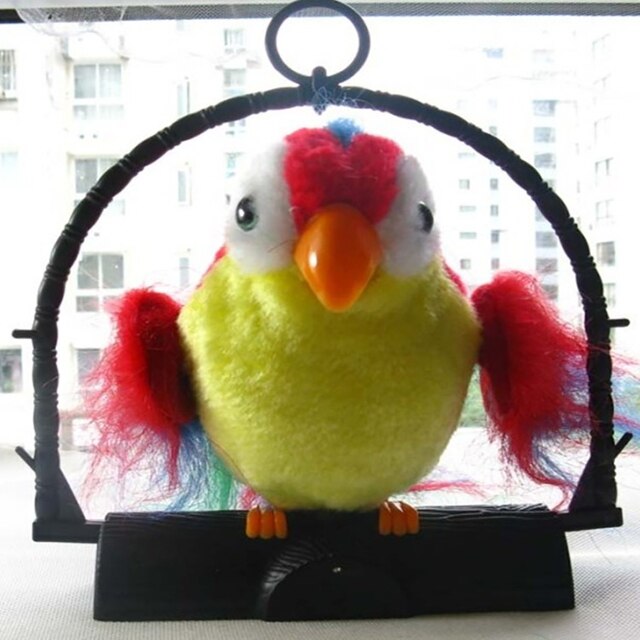 Elektryczna papuga naśladująca głosy - prezent urodzinowy dla dzieci - Wianko - 12