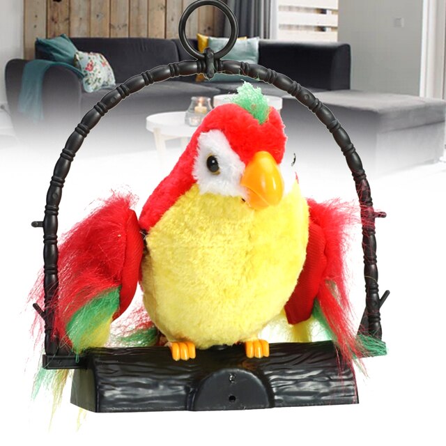 Elektryczna papuga naśladująca głosy - prezent urodzinowy dla dzieci - Wianko - 13