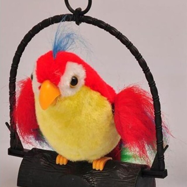Elektryczna papuga naśladująca głosy - prezent urodzinowy dla dzieci - Wianko - 8