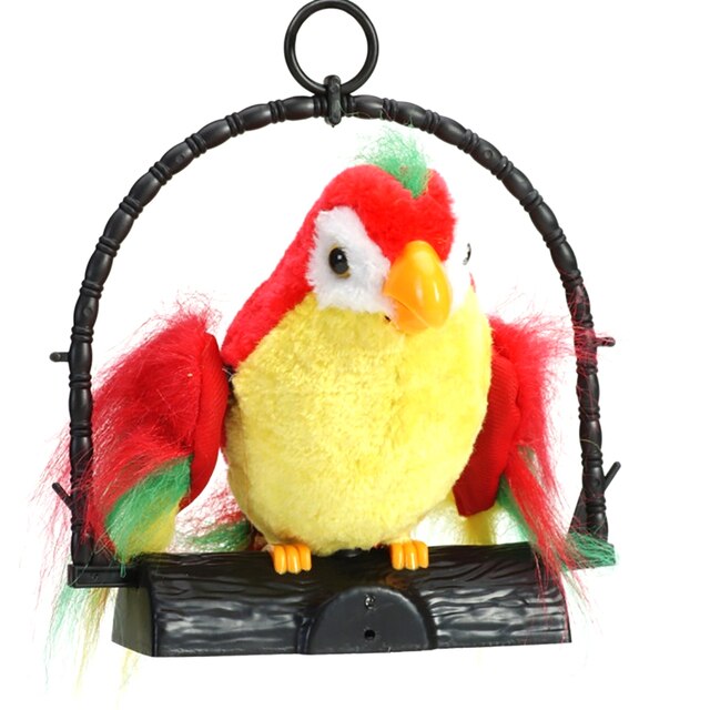 Elektryczna papuga naśladująca głosy - prezent urodzinowy dla dzieci - Wianko - 7
