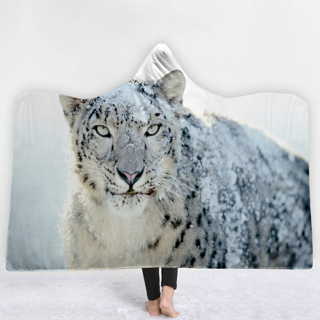 Miękki kocyk zwierzęcy wilki - utrzymujący ciepło, wygodny i nowoczesny design - Wianko - 3