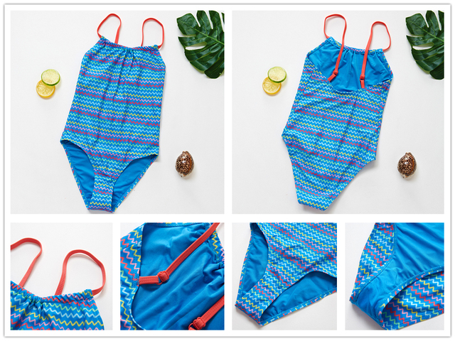 Jednoczęściowy strój kąpielowy dla dziewczyn, wiek 3-18 lat, plażowy kostium dziecięcy ST199 - Wianko - 26