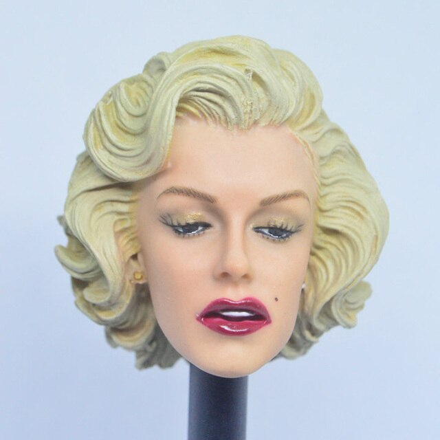 Figurka akcji Marilyn Monroe głowa rzeźba, 1/6 skali, piękna i seksowna - Wianko - 3