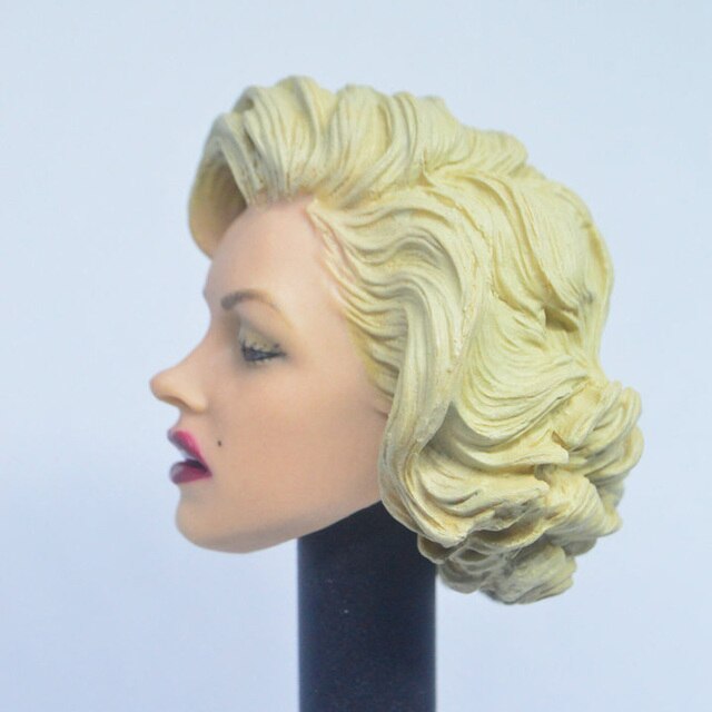 Figurka akcji Marilyn Monroe głowa rzeźba, 1/6 skali, piękna i seksowna - Wianko - 2