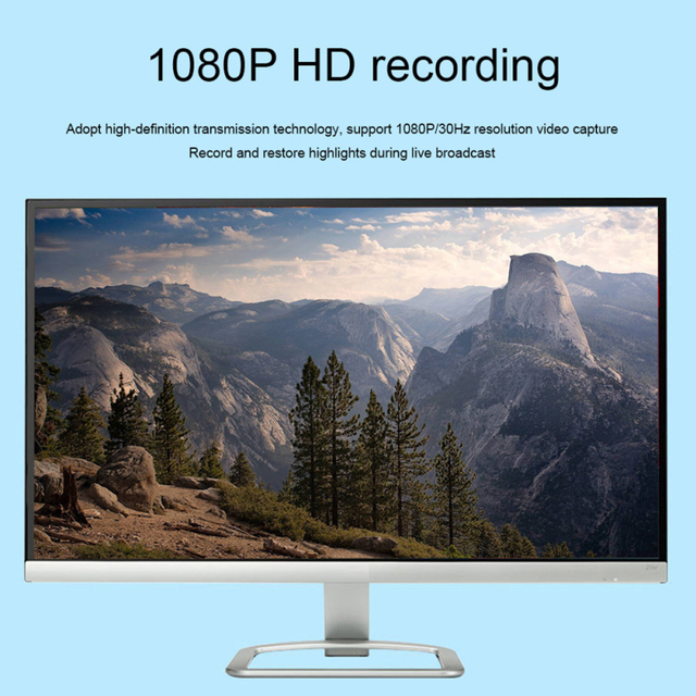 Nowa karta przechwytywania wideo HD1080P GRWIBEOU - przenośna, anty-interferencyjna, typu C do HDMI, kompatybilna z PC, transmisja na żywo - Wianko - 1