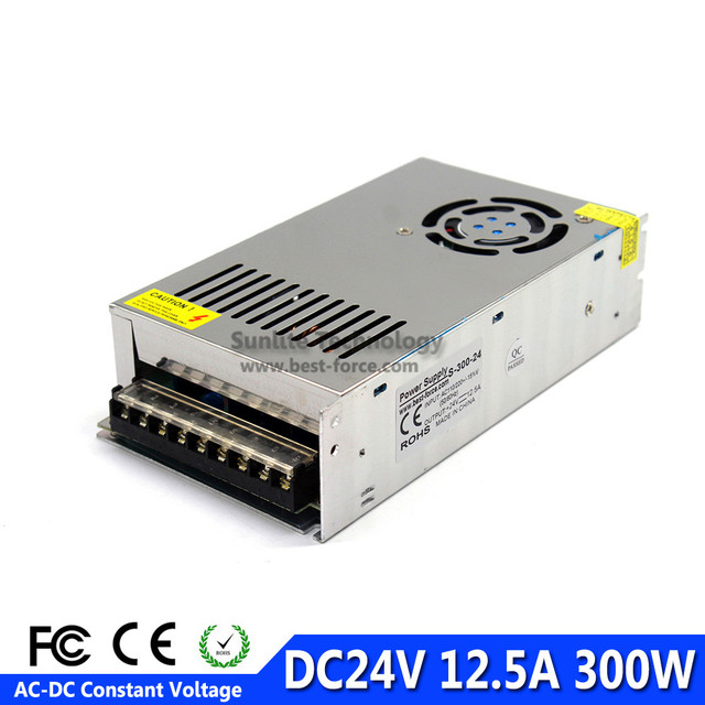 Zasilacz impulsowy regulowanej mocy 300W 24V DC24V SM[S transformator 220V 110V AC do taśmy LED światła CNC CCTV 3D drukarki - Wianko - 4