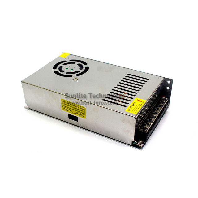 Zasilacz impulsowy regulowanej mocy 300W 24V DC24V SM[S transformator 220V 110V AC do taśmy LED światła CNC CCTV 3D drukarki - Wianko - 8