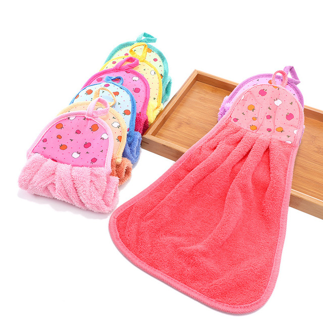 30*40cm Ręcznik do rąk z miękkiego koralirowego weluru - wzór wydrukowany na chłonnej tkaninie dla łazienki i kuchni - Wianko - 9