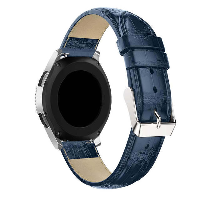 Zegarkowy pasek z prawdziwej skóry krokodyla do Samsung Galaxy 42mm 46mm - Wianko - 10