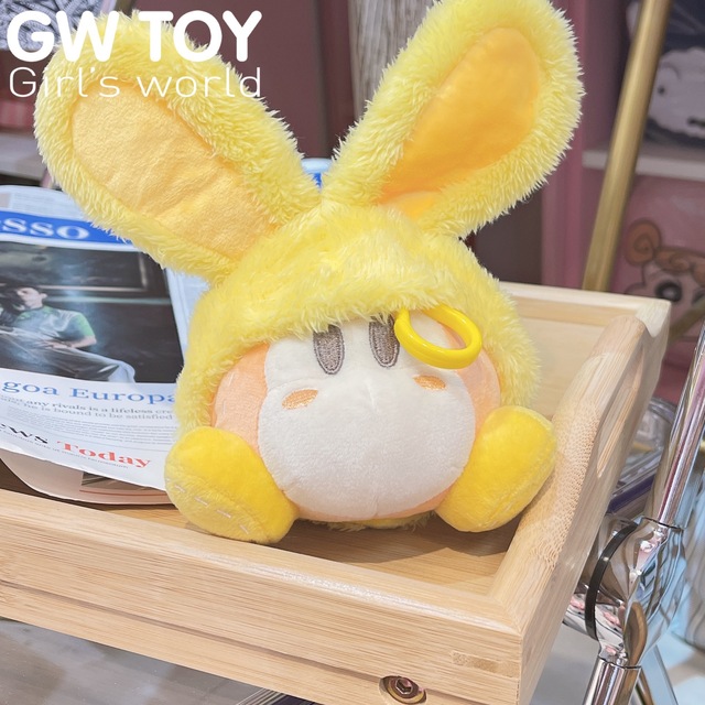 Pluszowa zabawka Gwiazda Kabi krzyżowa uszy królika anime - uroczy wisiorek dla fanów filmów i TV - Wianko - 11