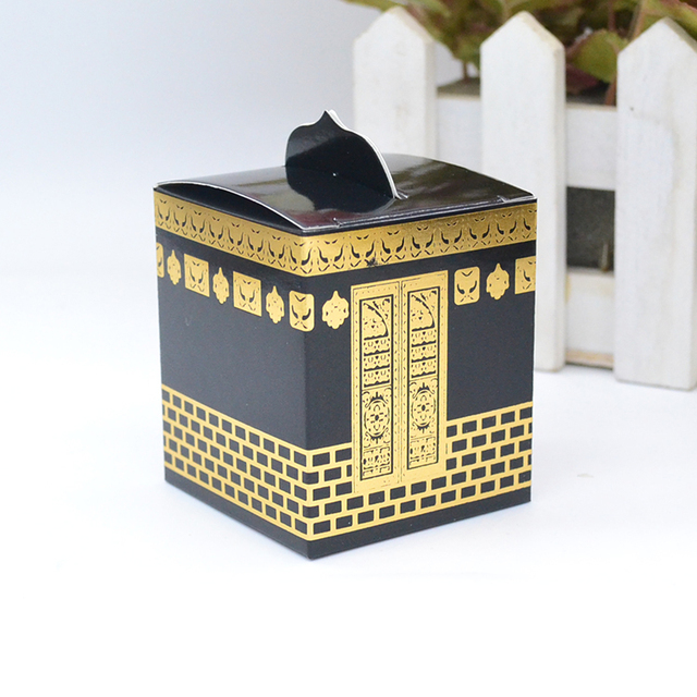 Hajj pielgrzymka - złota foliowana torba z nadrukiem muzułmańskim Ramadan Kaaba - Wianko - 4