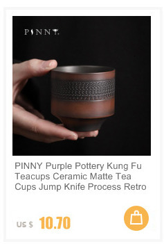 Fioletowa ceramika Kung Fu - filiżanka ceramiczna matowa do herbaty - Wianko - 3