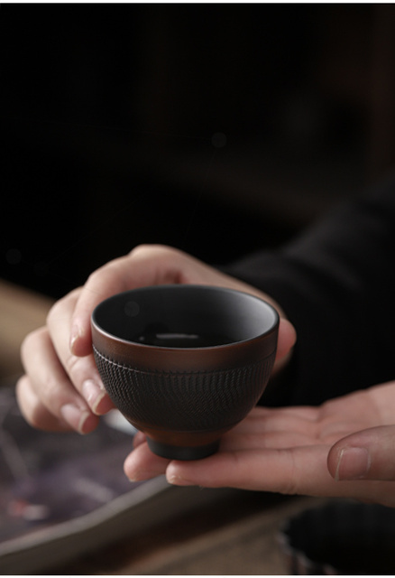 Fioletowa ceramika Kung Fu - filiżanka ceramiczna matowa do herbaty - Wianko - 18