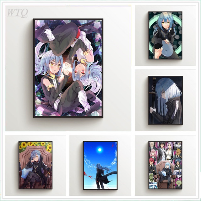 Plakat na ścianę Reinkarnacja jako szlam Anime - obraz dekoracyjny na płótnie - Wianko - 13