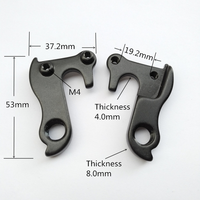 Przerzutka rowerowa tylna 2pc CNC wieszak NORCO #959375-15 Phaser 1 2 3 Fluid Sight 3 zakres 3 rewolwer 3 XFR MECH dropout - Wianko - 2