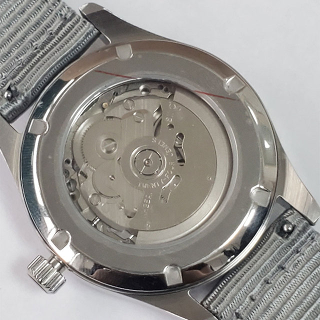 Obudowa zegarka 40mm, stal nierdzewna, szafirowe wzmacniane zielone tarcze, mechanizm automatyczny NH35 Japończyka - Wianko - 6
