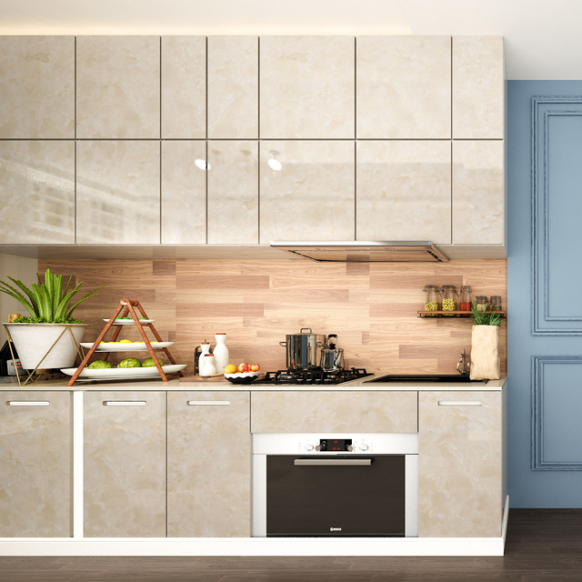 Solidna pvc tapeta samoprzylepna z kolorowym marmurowym wzorem do renowacji mebli dekoracyjnych w łazience i kuchni - Wianko - 71