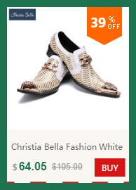 Formalne męskie buty biurowe Christia Bella z naturalnej skóry w stylu lita, dostępne w dużych rozmiarach - Wianko - 44