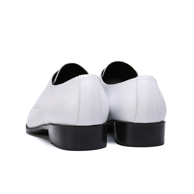 Formalne męskie buty biurowe Christia Bella z naturalnej skóry w stylu lita, dostępne w dużych rozmiarach - Wianko - 90