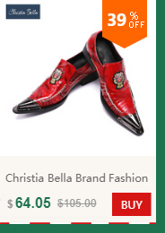 Formalne męskie buty biurowe Christia Bella z naturalnej skóry w stylu lita, dostępne w dużych rozmiarach - Wianko - 58