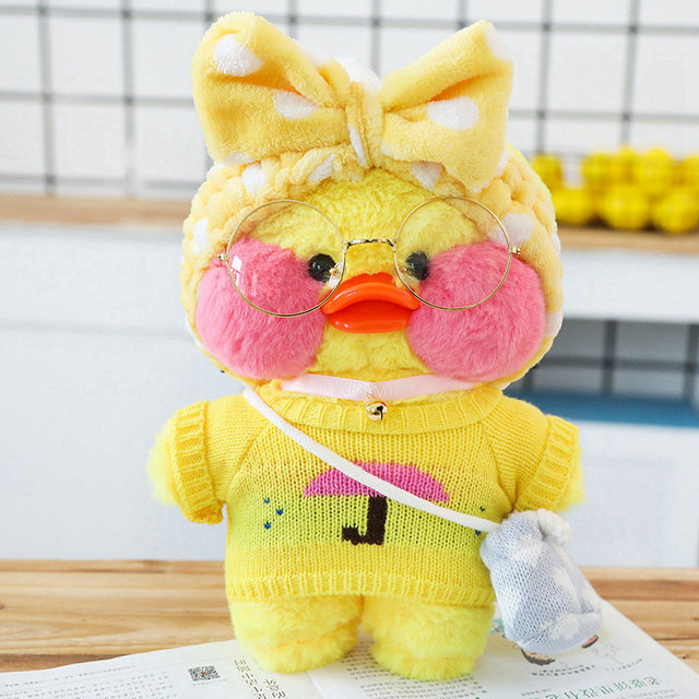 Pluszowa kaczka Mini Cafe – kawaii zabawka dla dzieci - Wianko - 10