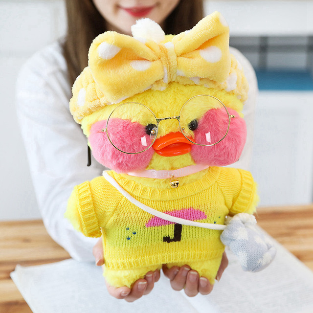 Pluszowa kaczka Mini Cafe – kawaii zabawka dla dzieci - Wianko - 3