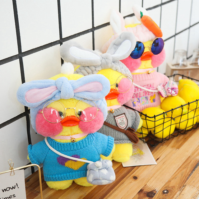 Pluszowa kaczka Mini Cafe – kawaii zabawka dla dzieci - Wianko - 4