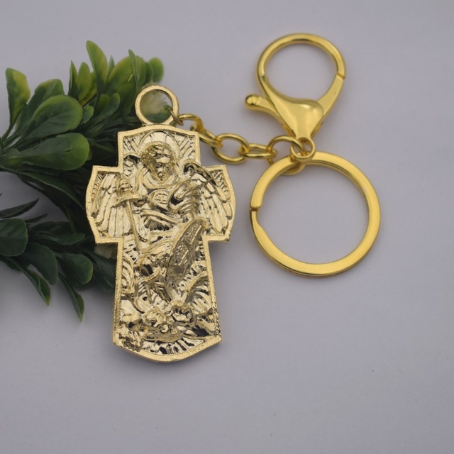 Brelok ochronny archanioła Michała i świętego Michała - biżuteria religijna, 12 sztuk - Wianko - 4