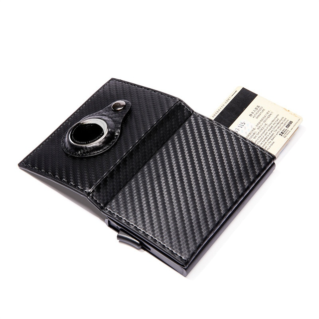 Etui na karty Airtag RFID Clip Tracker mężczyźni Unisex portfel - Wianko - 9