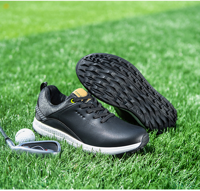 Nowe męskie skórzane profesjonalne buty golfowe męskie buty do golfa outdoorowe buty treningowe męskie buty golfowe - Wianko - 15