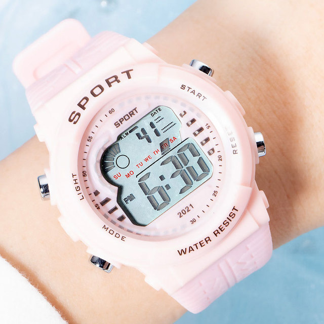 Męsko-damski zegarek LED z funkcjami sportowymi, 24-godzinny alarm i wyświetlaczem cyfrowym - Wianko - 26