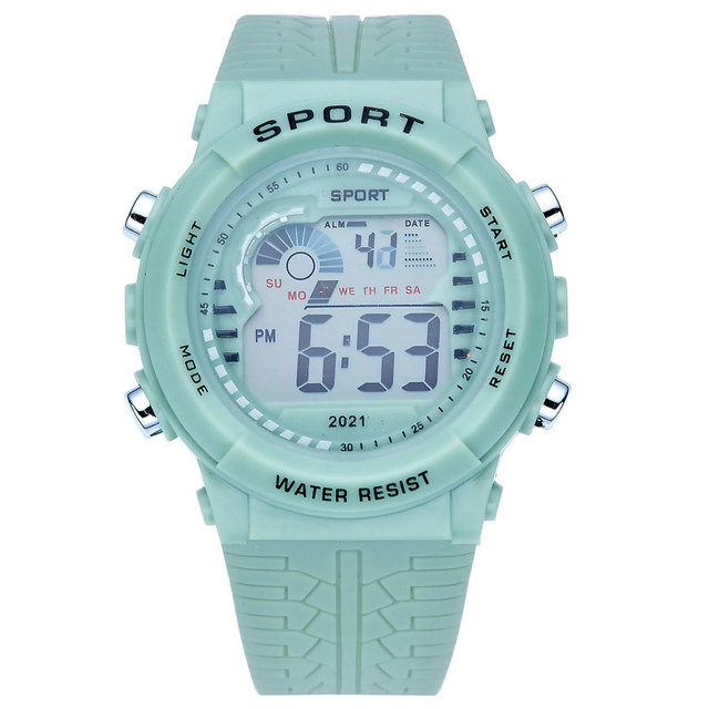 Męsko-damski zegarek LED z funkcjami sportowymi, 24-godzinny alarm i wyświetlaczem cyfrowym - Wianko - 5