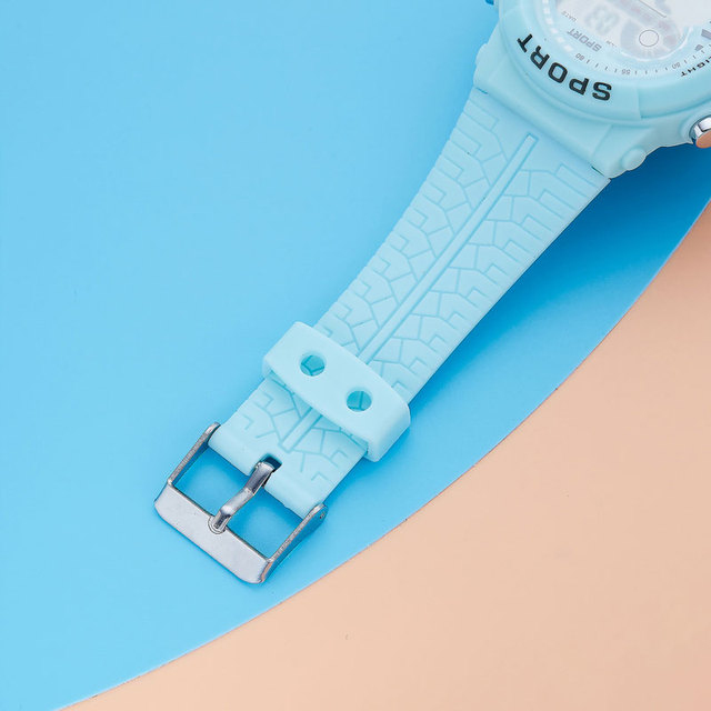 Męsko-damski zegarek LED z funkcjami sportowymi, 24-godzinny alarm i wyświetlaczem cyfrowym - Wianko - 21